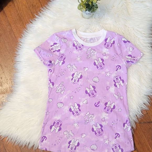 Minnie Mouse Girls Graphic T- Shirts 2 Pack Size L (10/12) - Picture 5 of 10